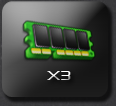 3 Memory Sockets