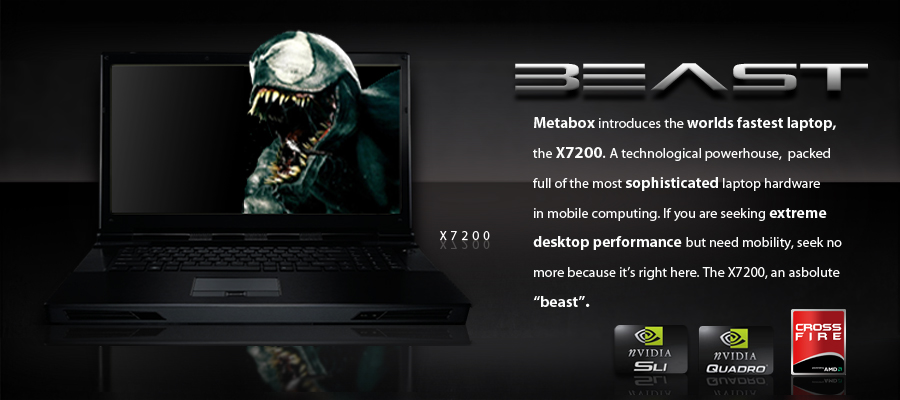 Clevo Metabox X7200. BEAST