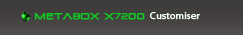 Clevo Metabox X7200 Customiser