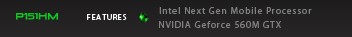 Clevo Metabox P151HM1 Features Intel Next Gen Mobile Processor. NVIDIA Geforce 560M GTX