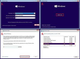 Windows Installation Steps 1-4