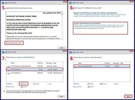 Windows Installation Steps 5-8 Windows Installation Steps 5-8